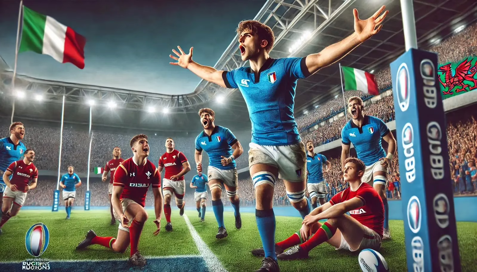 L’Italia supera il Galles al Sei Nazioni di Rugby : con l’apporto di giovani talenti.